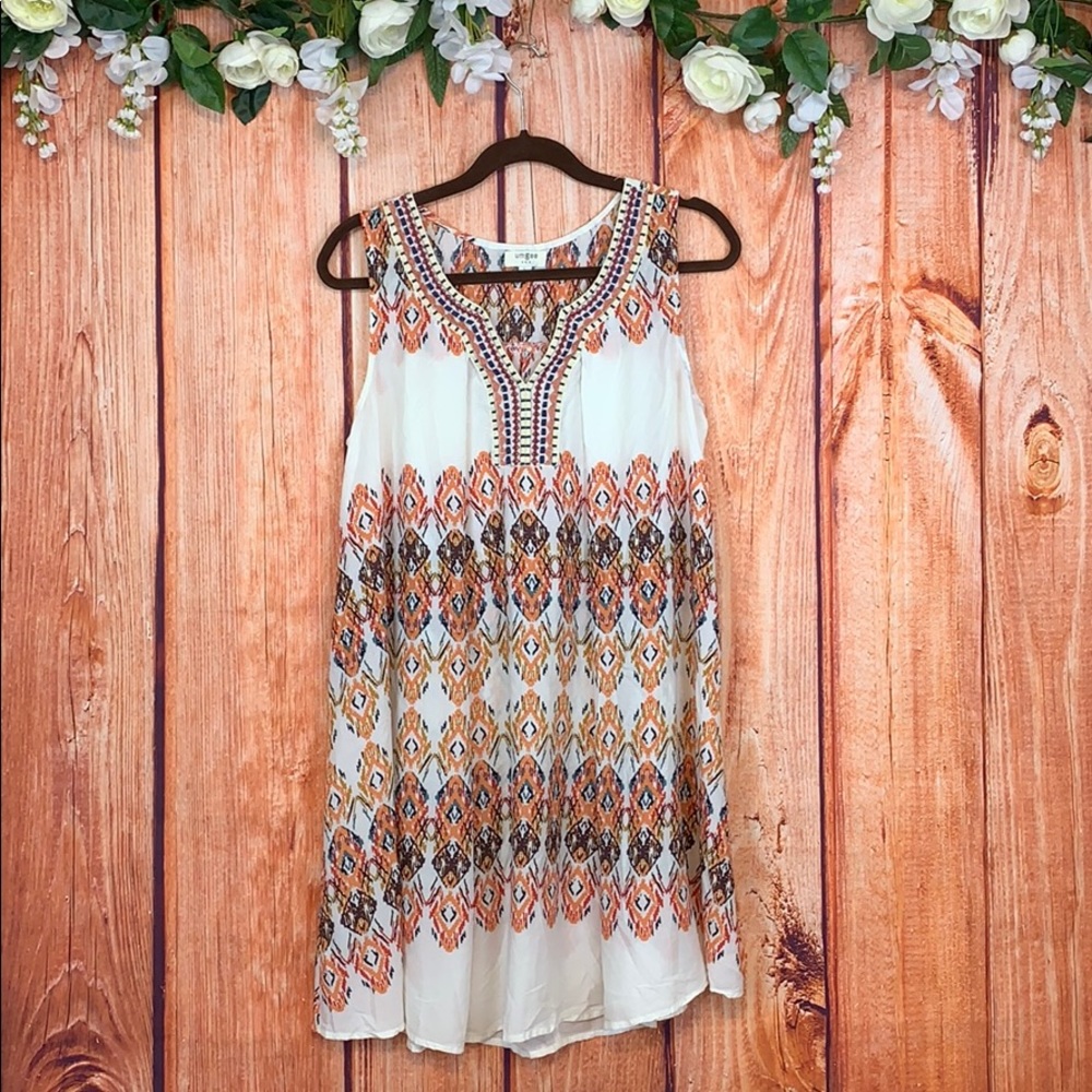 Umgee Embroidered Mini Dress Top🌻